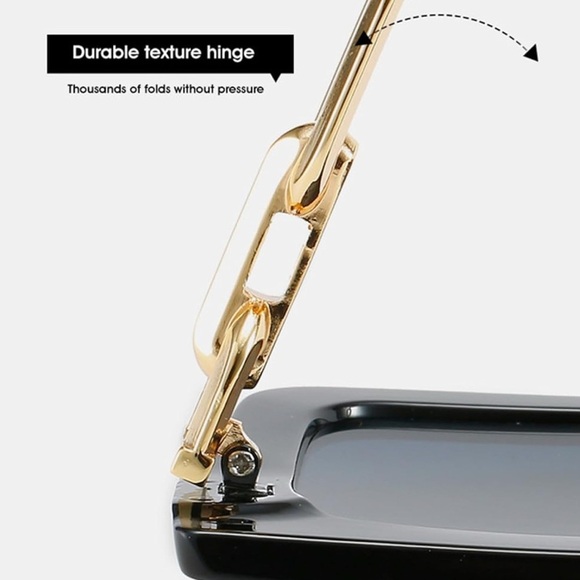 Black & Gold Fashion Sunglasses with Golden Tone Chain Link Arms 2 Pair - Picture 6 of 12